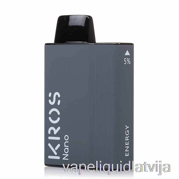 Kros Nano 5000 Vienreizējās Lietošanas Enerģijas Vape šķidrums